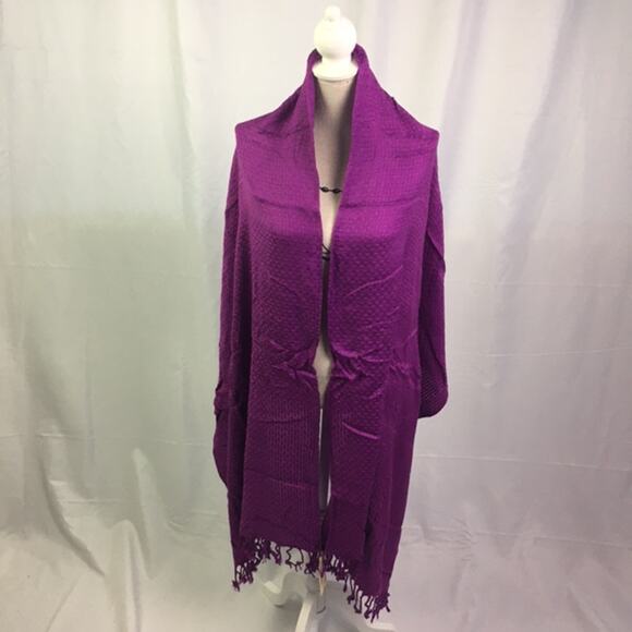 Collection 18 Basket Weave Pashmina Melrose 21x72 - Picture 2 of 15